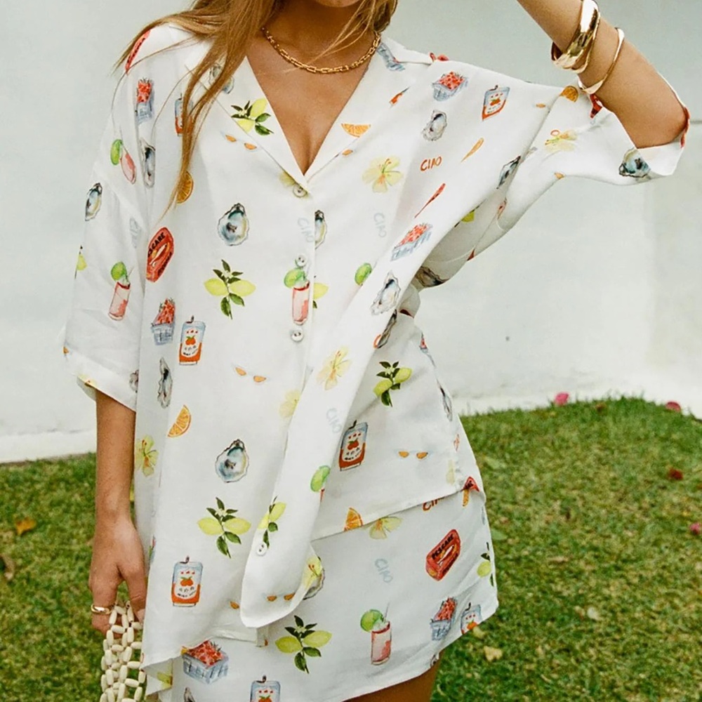 PP Caraliia Shirt White / Multi